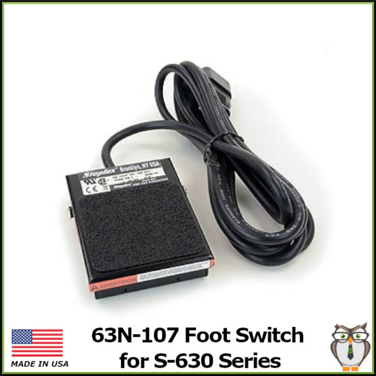 Staplex® 63N-107 Foot Switch for S-630 Series