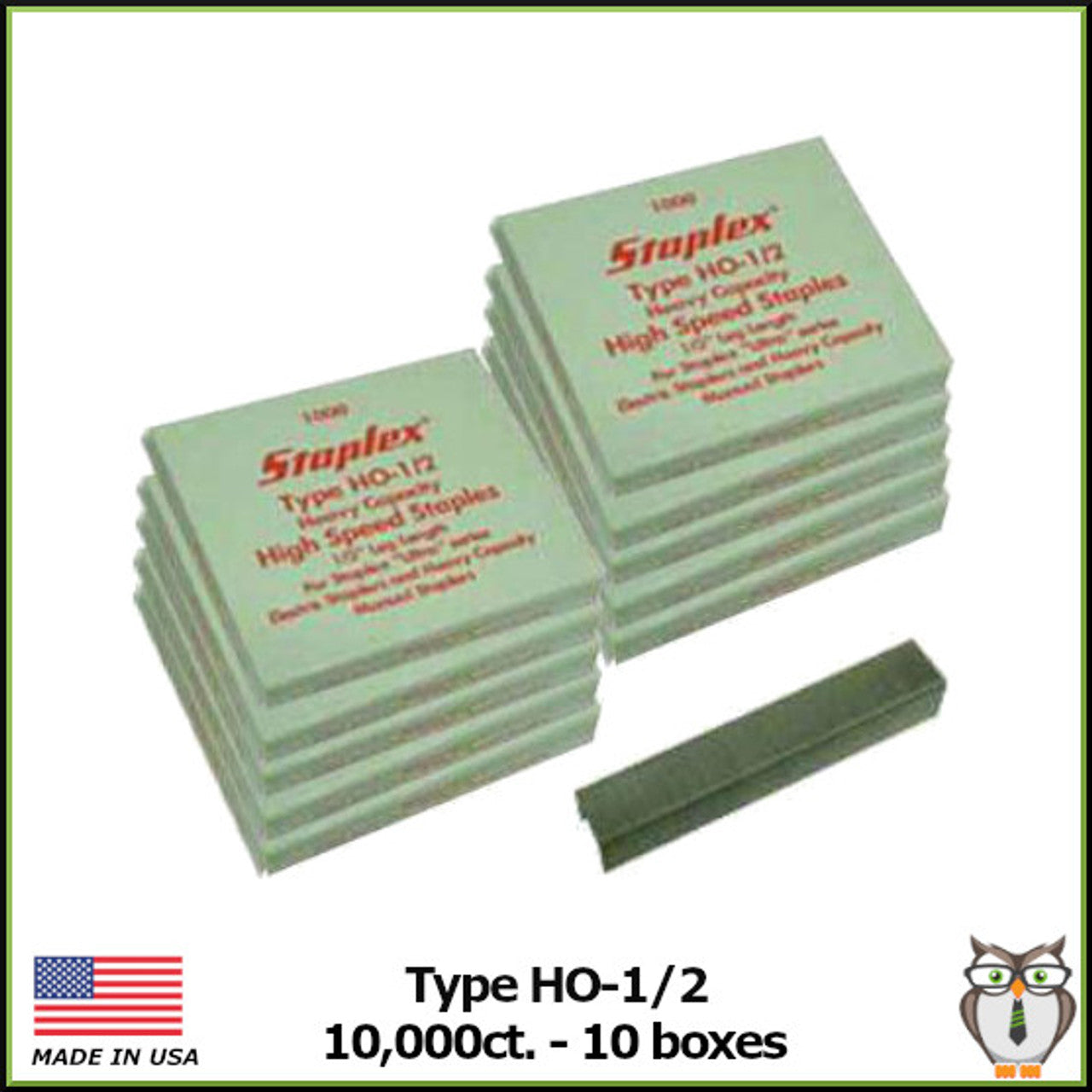 Staplex ® 1/2” High Speed Staples (10,000 ct. - 10 boxes)