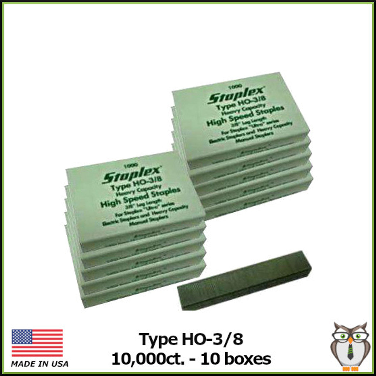 Staplex® 3/8” High Speed Staples (10,000 ct. - 10 boxes)