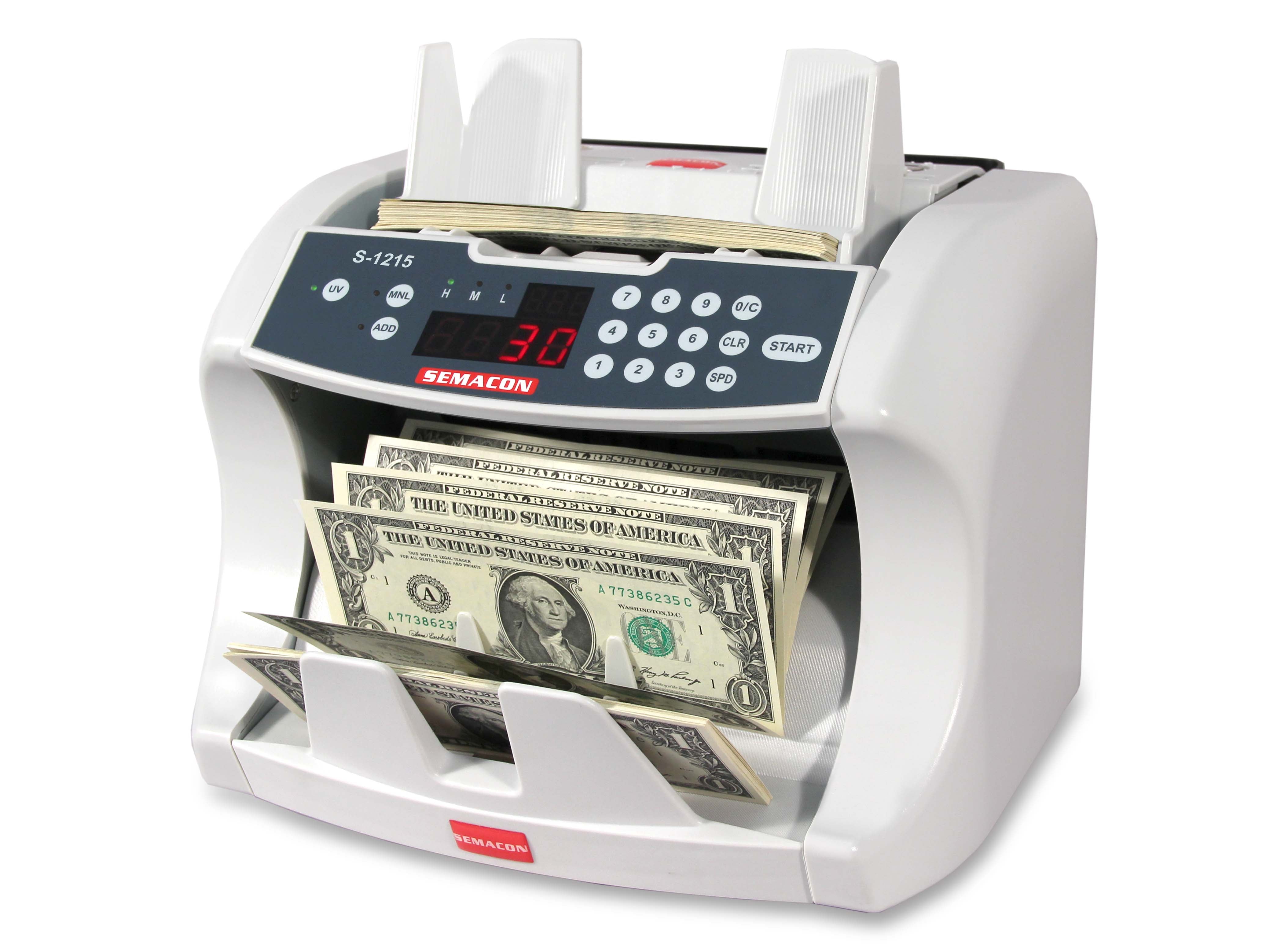 Semacon - S-1215 Belize Currency Counter with UV Detection