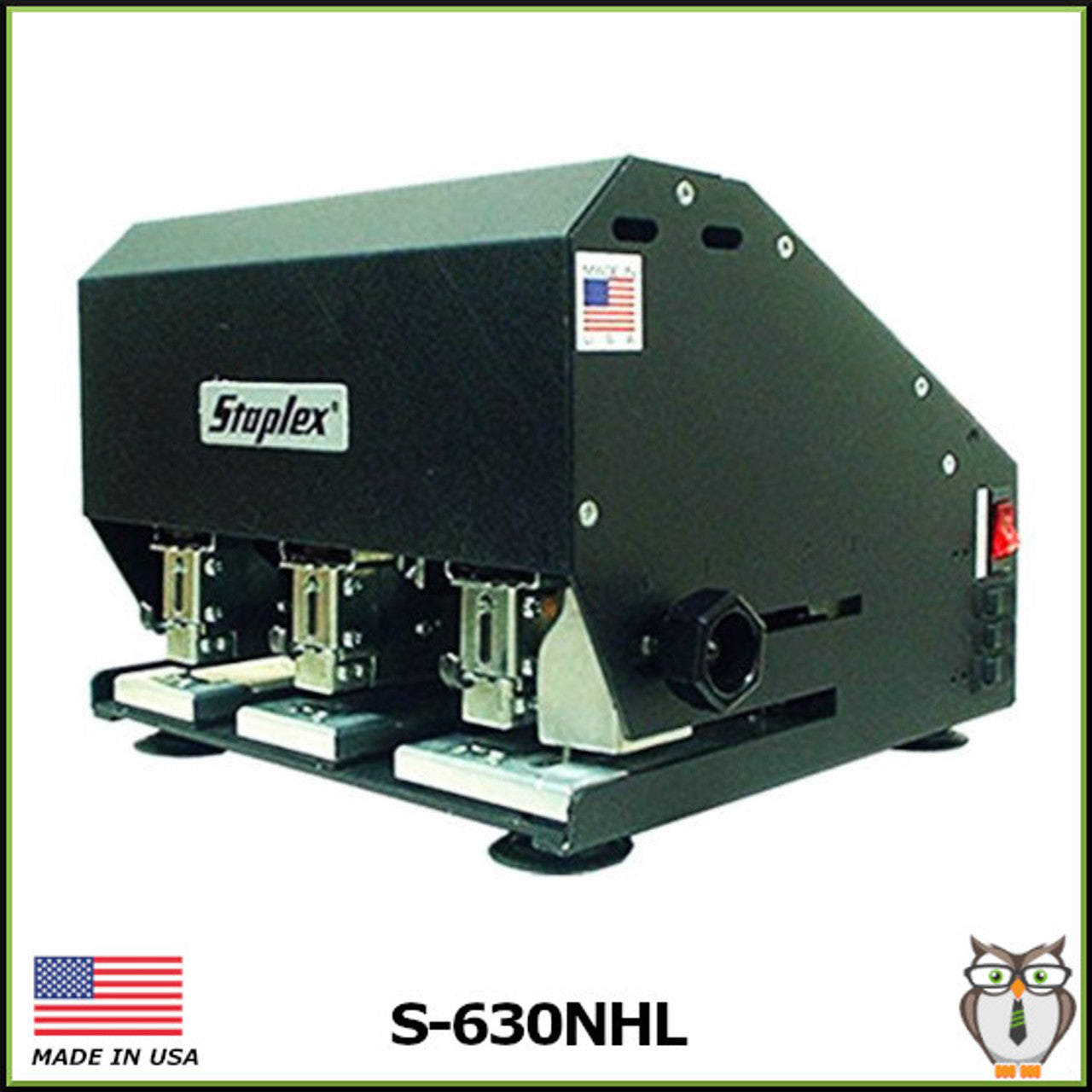 Staplex ® S-630NHL Dual Capacity Triple Header Electric Staplers