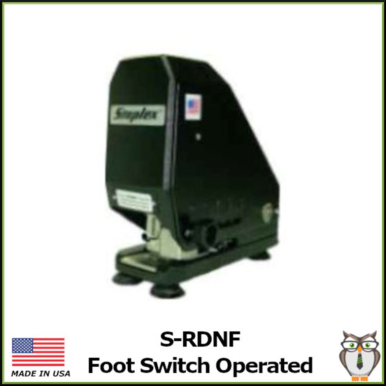 Staplex ® S-RDNF Foot Switch Operated Thick Wire Automatic Electric Stapler