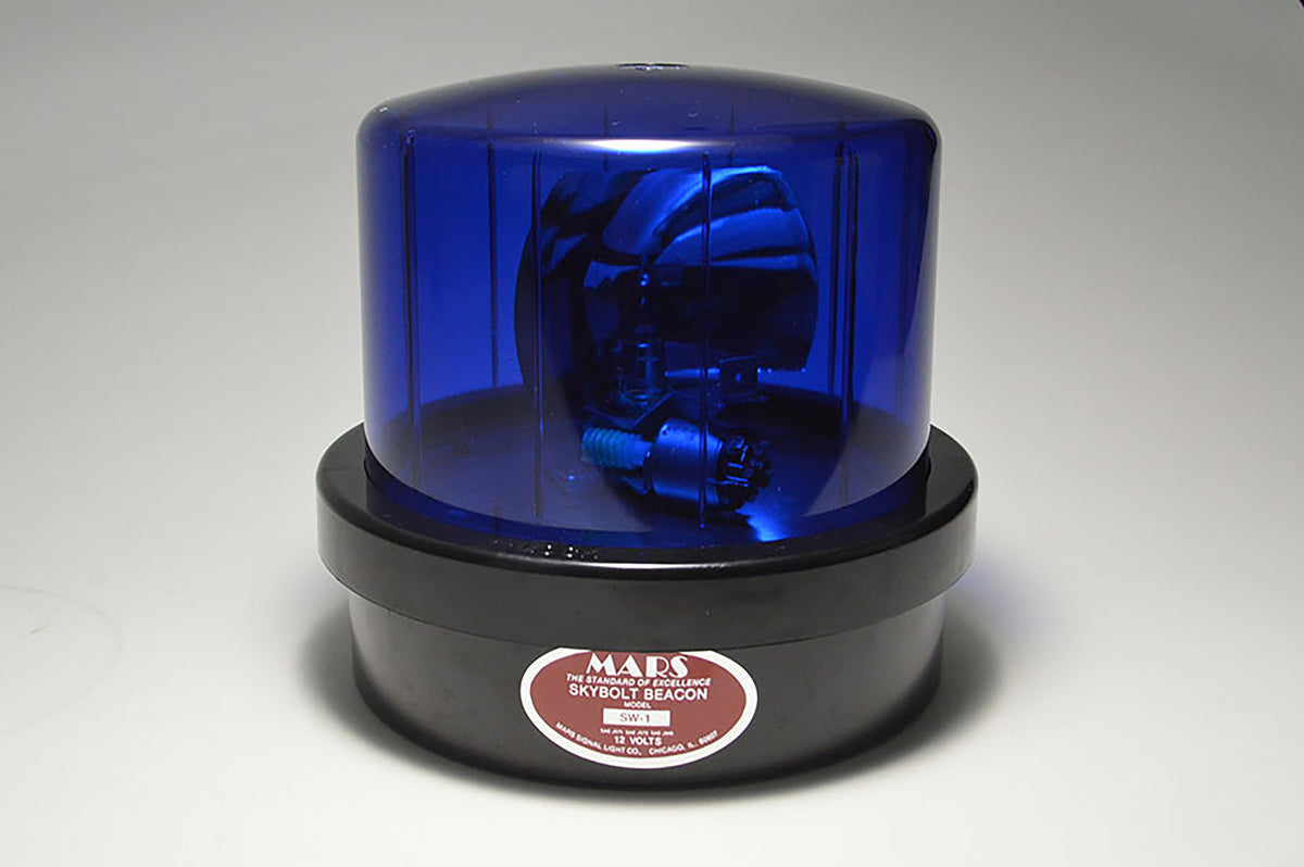 TriLite SW1-12BP SkyBolt DC Rotating Beacon Light - Black Base