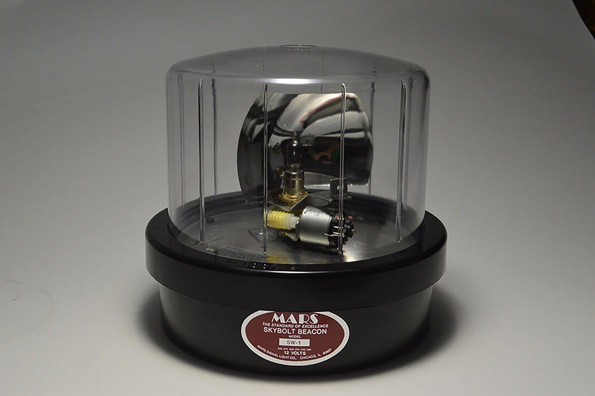 TriLite SW1-12BP SkyBolt DC Rotating Beacon Light - Black Base