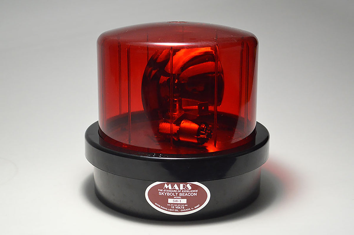 TriLite SW1-12BP SkyBolt DC Rotating Beacon Light - Black Base