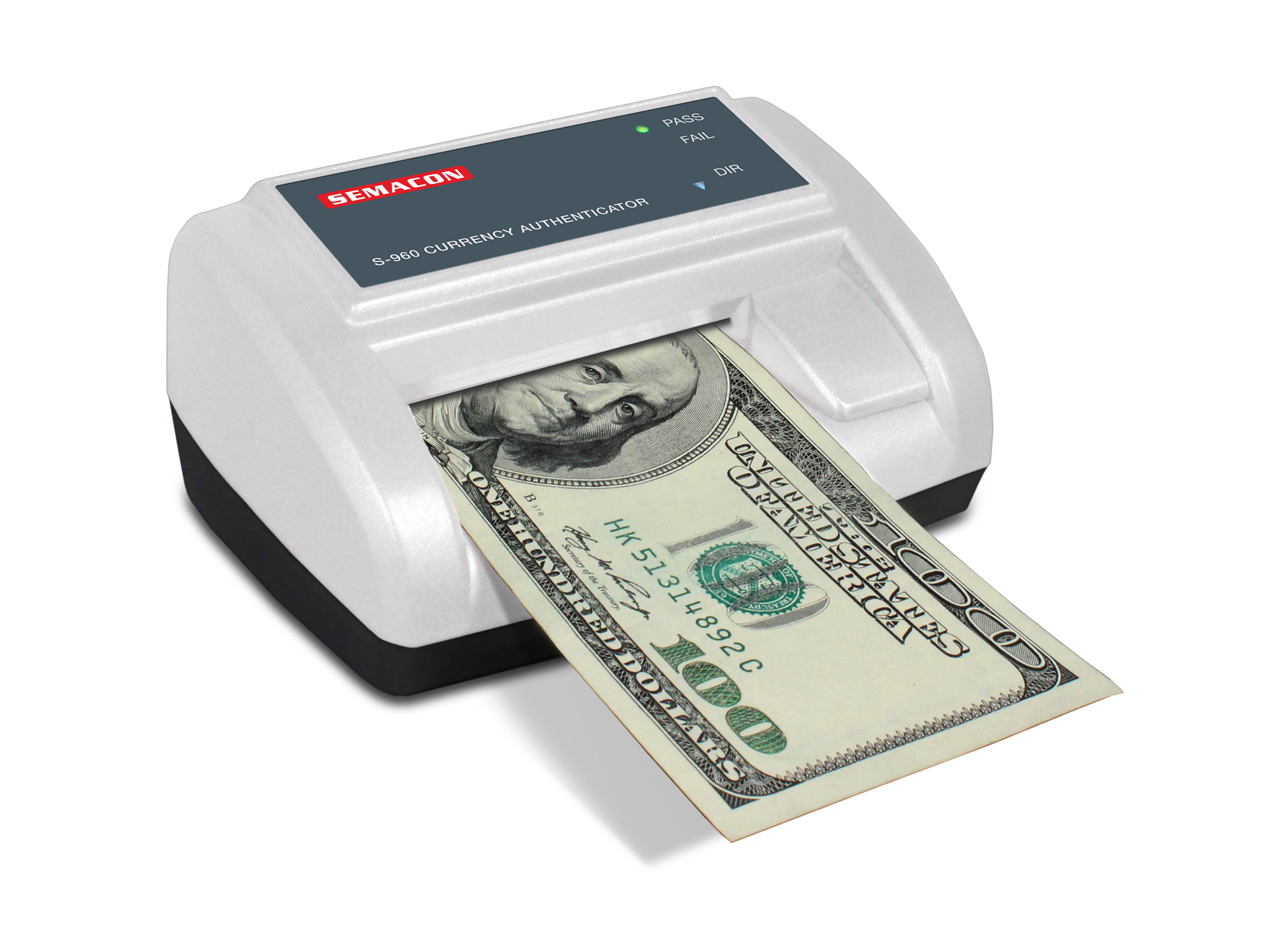 Semacon - S-960 Cordless & AC Automatic Currency Authenticator & Counterfeit Detector