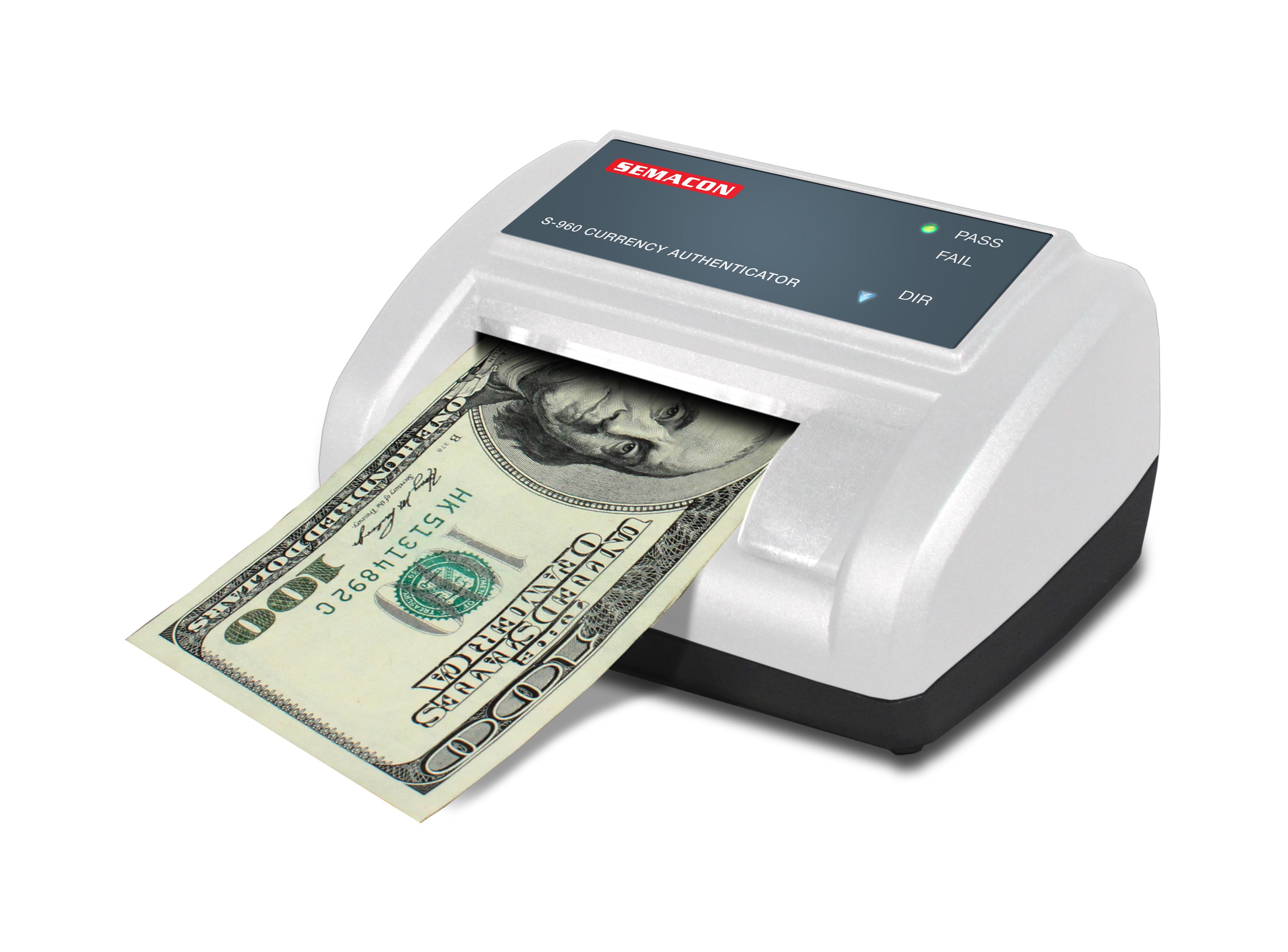 Semacon - S-960 Cordless & AC Automatic Currency Authenticator & Counterfeit Detector
