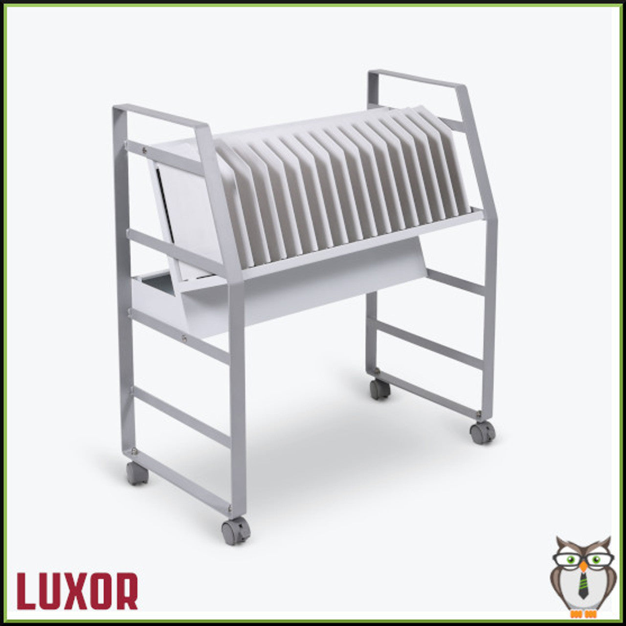 Luxor 16-Tablet / Chomebook Open Charging Cart