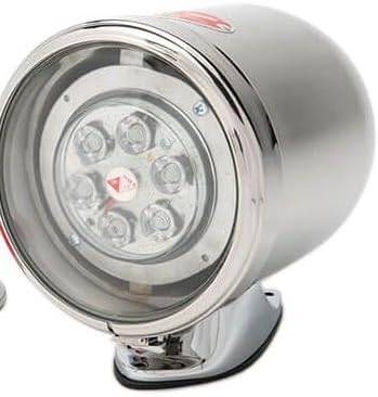 TriLite Mars TB8 888 "Traffic Breaker" LED - 12-24 Volt Pedestal Mount Warning Light - Clear or Red Lens