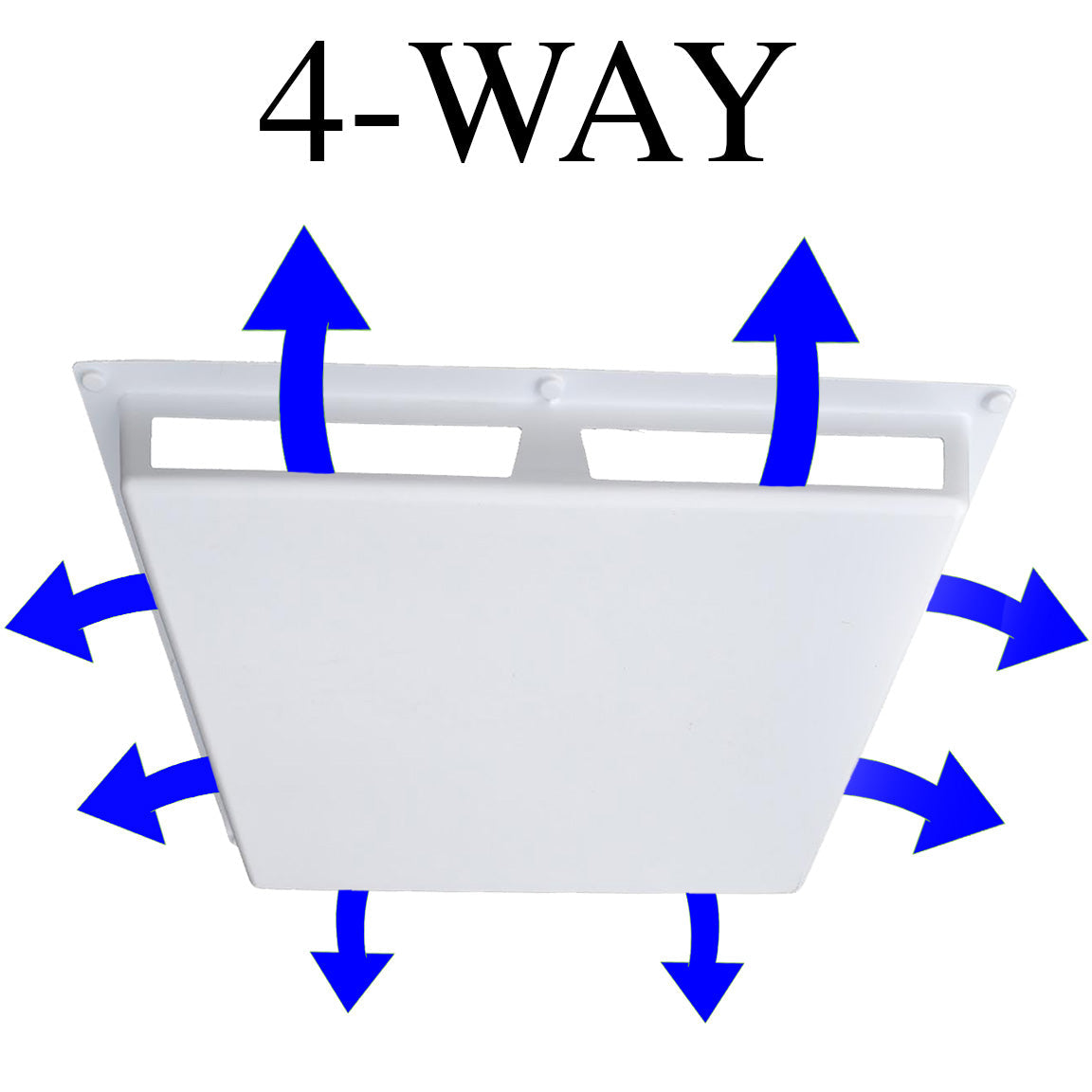 Elima-Draft 4-Way 24 x 24 Magnetic Air Deflector / Diffuser Cover