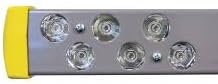TriLite DL2 "IL" Integrated LED Loading Dock Lights - Single & Double Arm Dock Lighting with LEDs Embedded in Arm