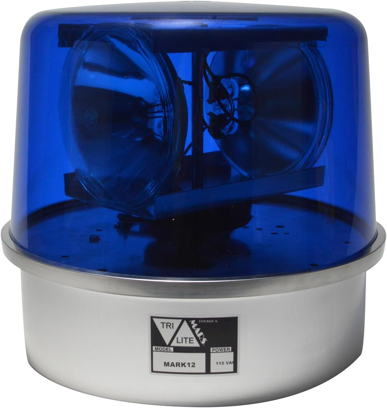TriLite MARK12 12V Rotating Warning Beacon Lights - 12" Industrial High Visibility