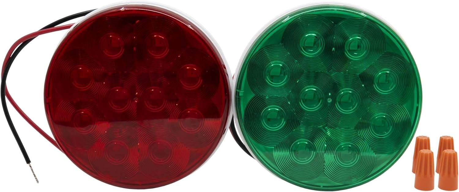 TriLite LED115CK/LED12CK/LED24CK - 115 Volt or 12 Volt or 24 Volt Replacement LED Red/Green