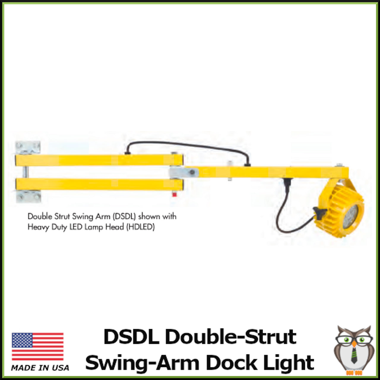 TriLite DSDL Double-Strut Swing-Arm Dock Light