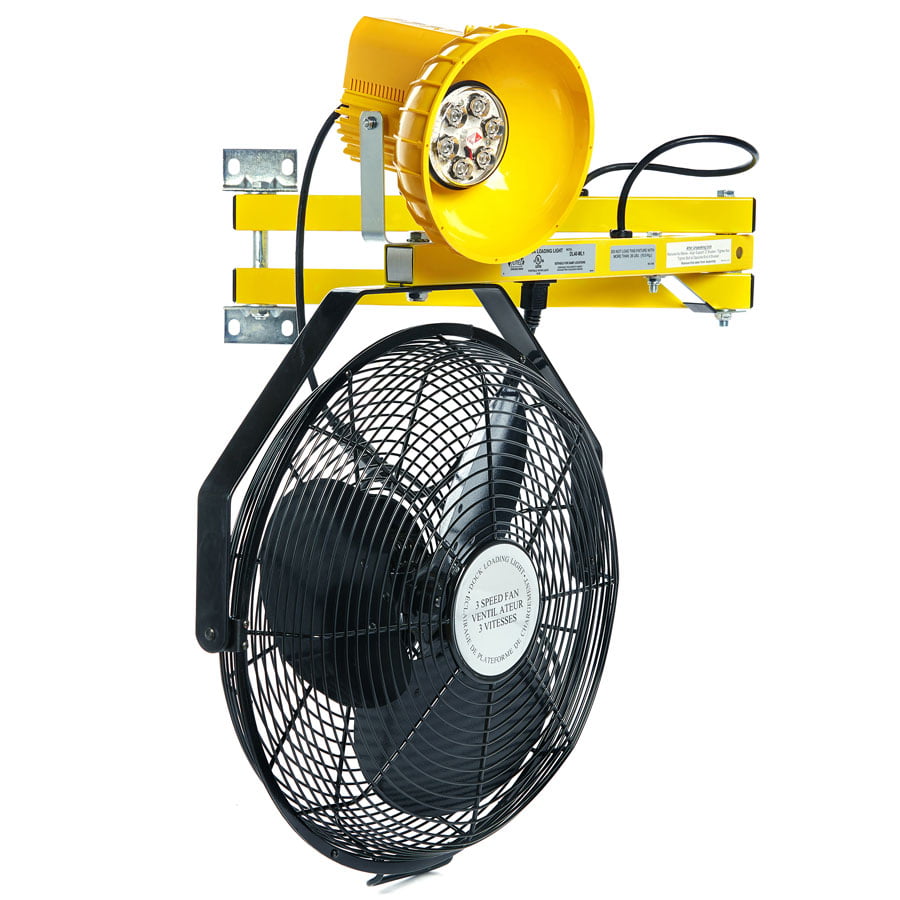 TriLite FANDL Dock Light Fan Combination Systems - 3-Speed 18" Fan with PAR38 LED Dock Light