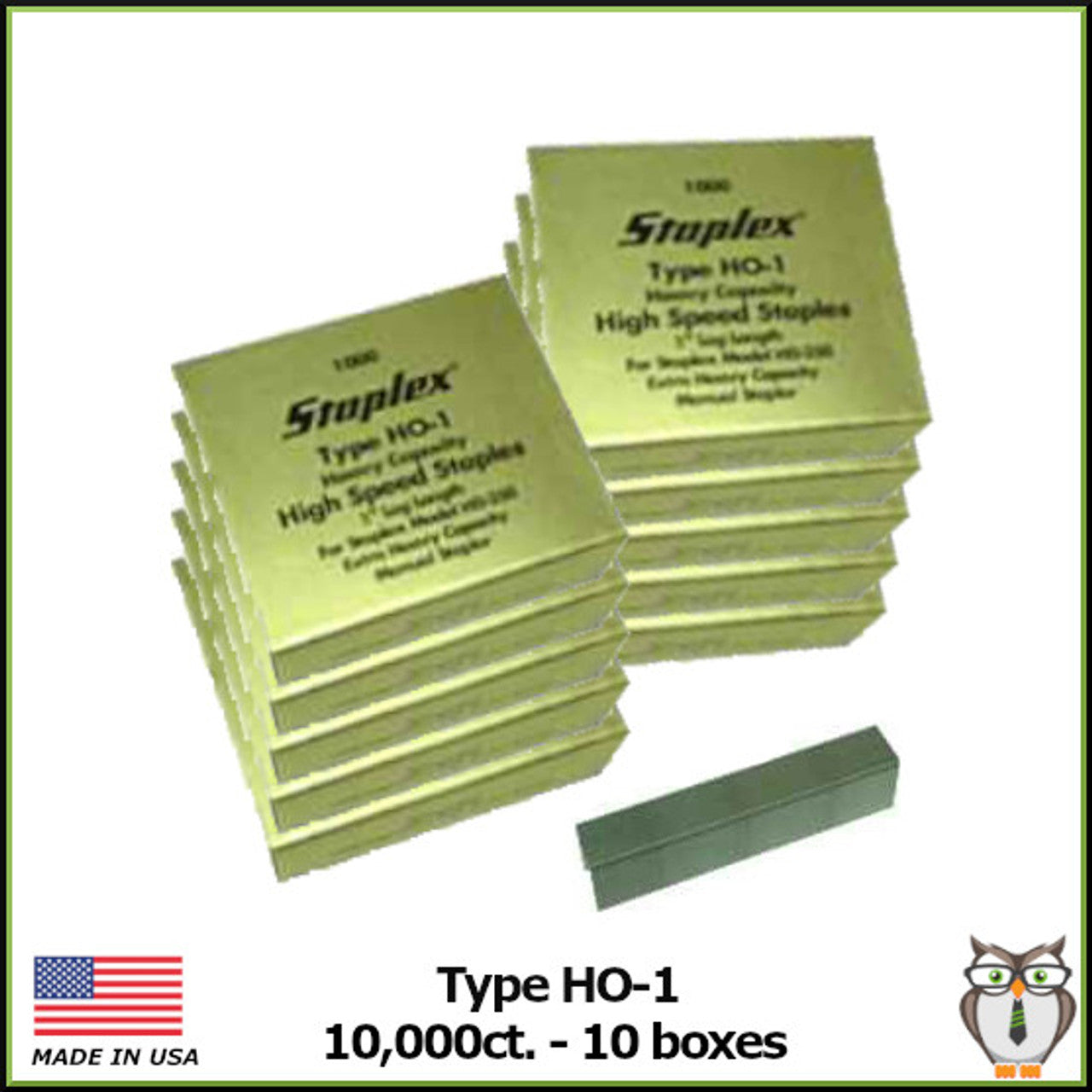 Staplex ® 1" High Speed Staples (10,000 ct. - 10 boxes)