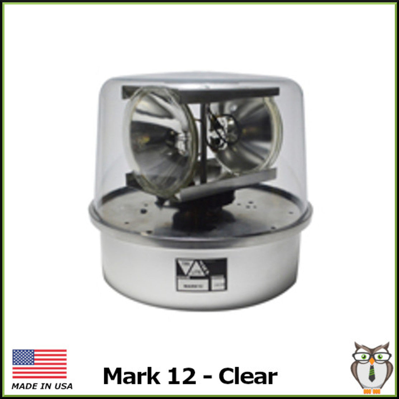 TriLite Mark 12 AC/DC Rotating Beacon Light