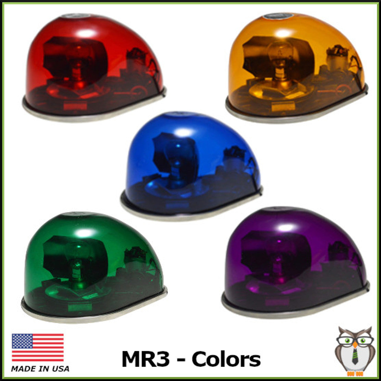 TriLite MR3 DC Rotating Beacon Light