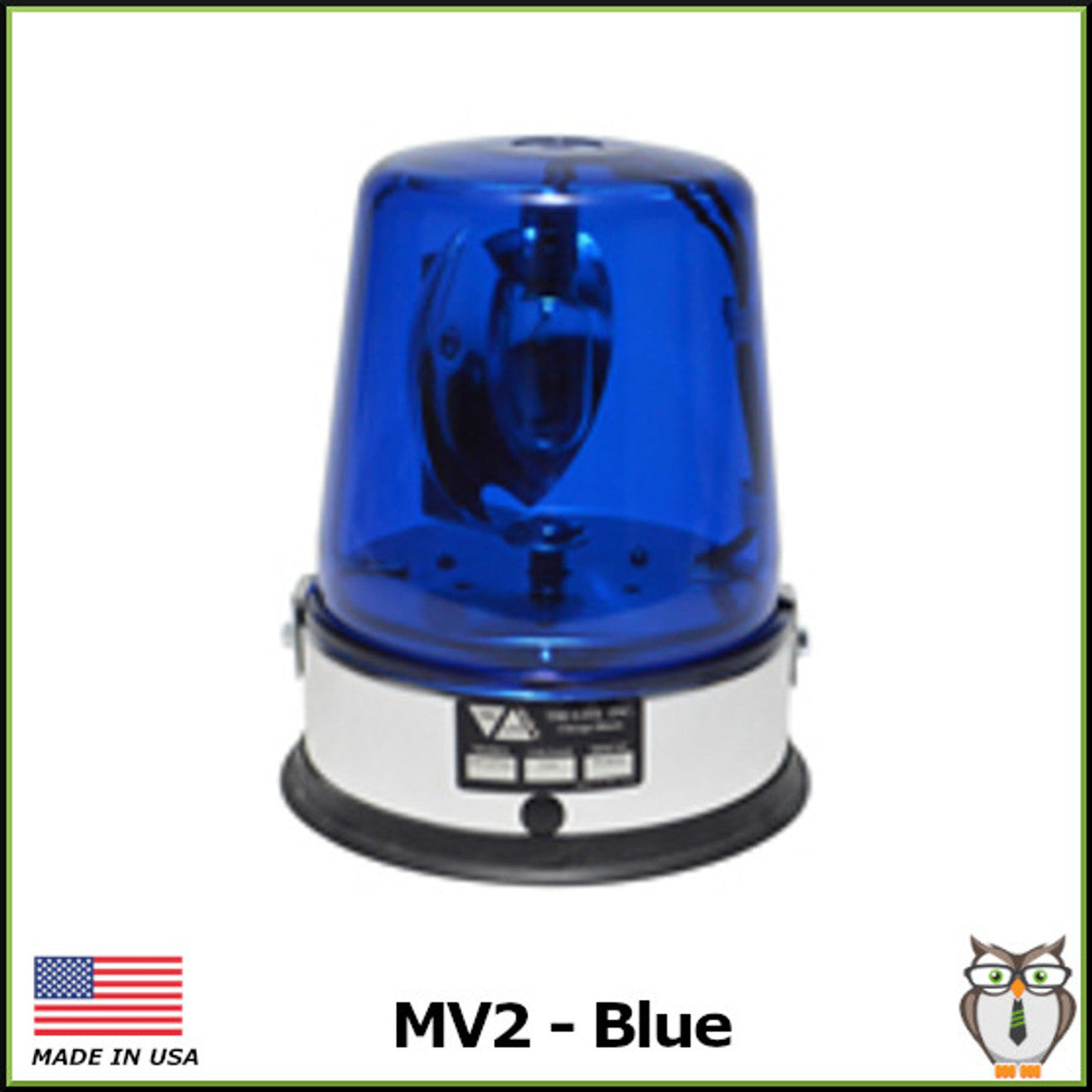 TriLite MV2 AC/DC Rotating Beacon Light
