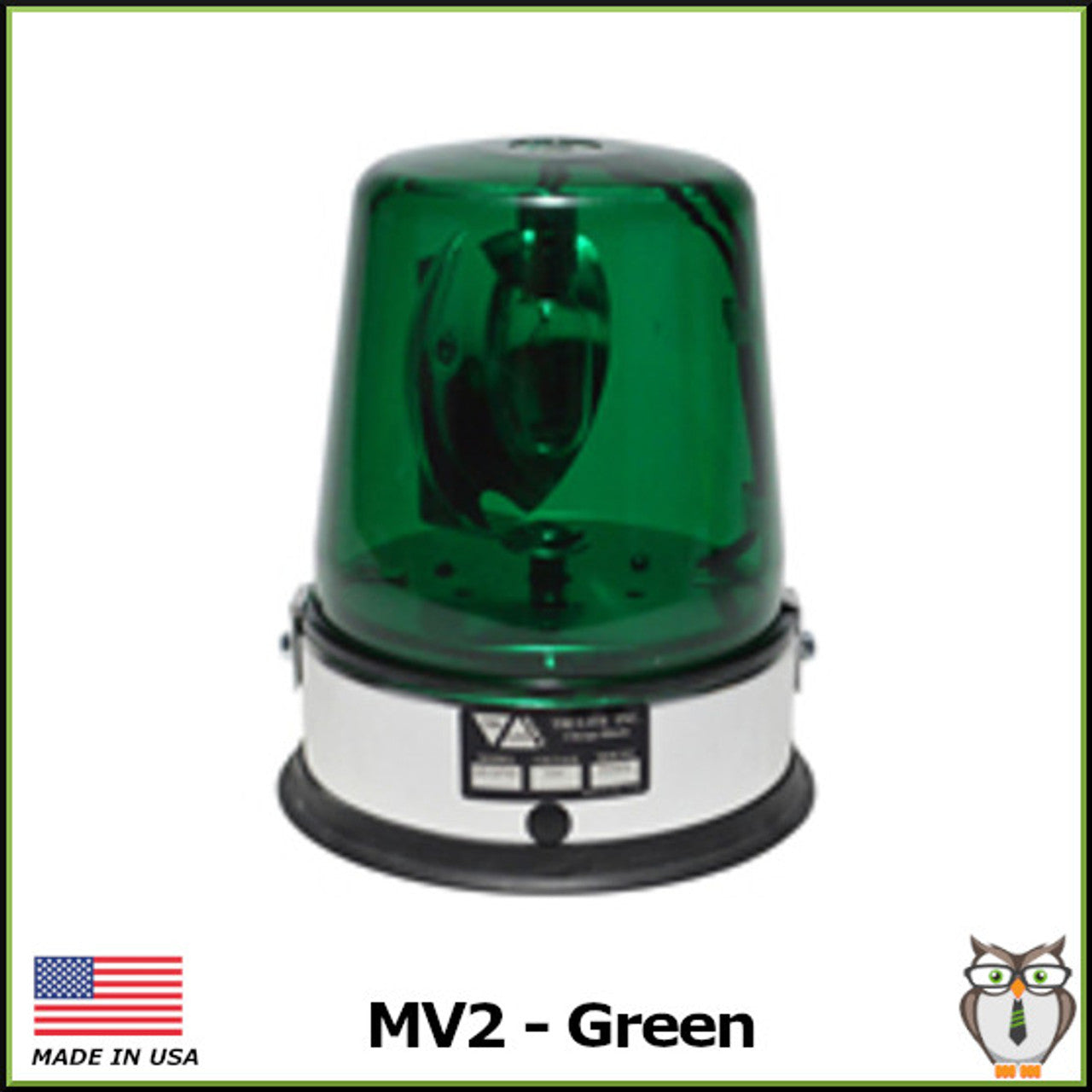 TriLite MV2 AC/DC Rotating Beacon Light