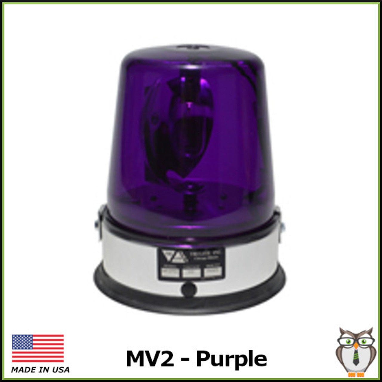 TriLite MV2 AC/DC Rotating Beacon Light