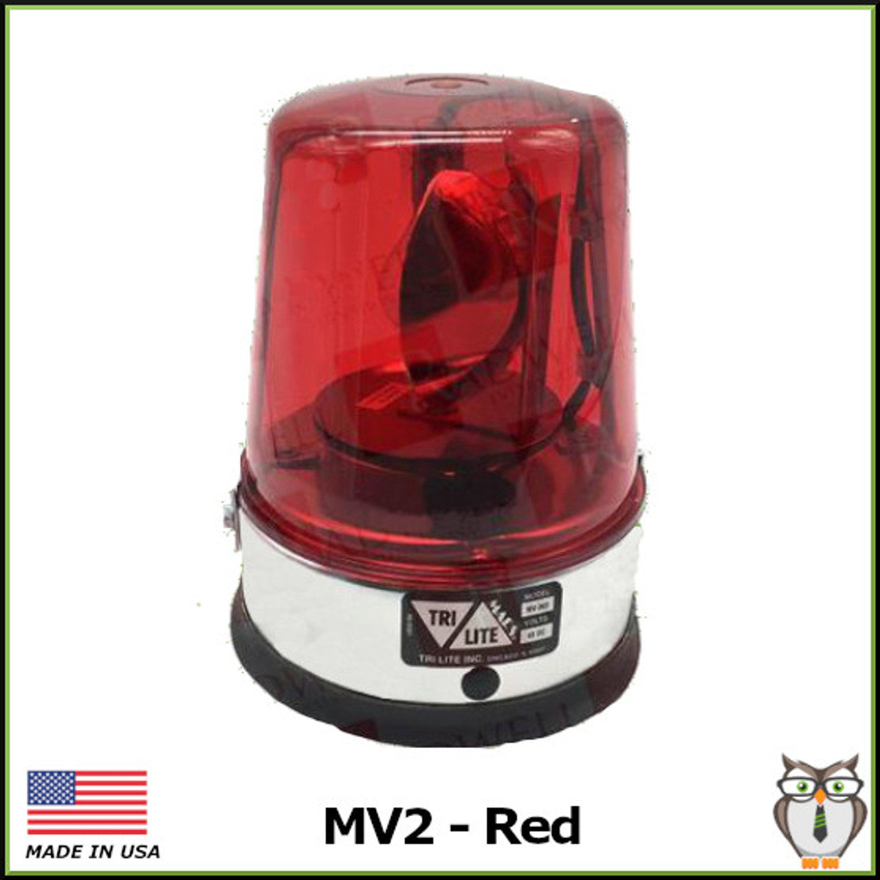 TriLite MV2 AC/DC Rotating Beacon Light