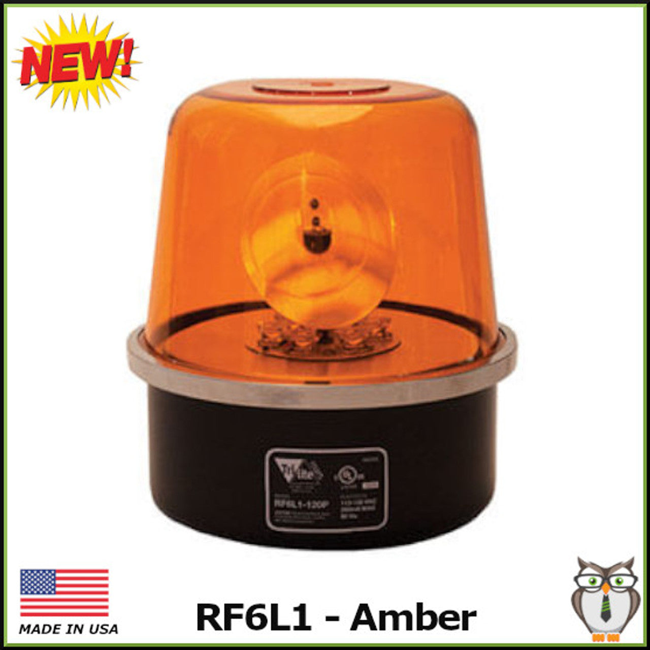 TriLite RF6L1 LED AC Rotating Beacon Light