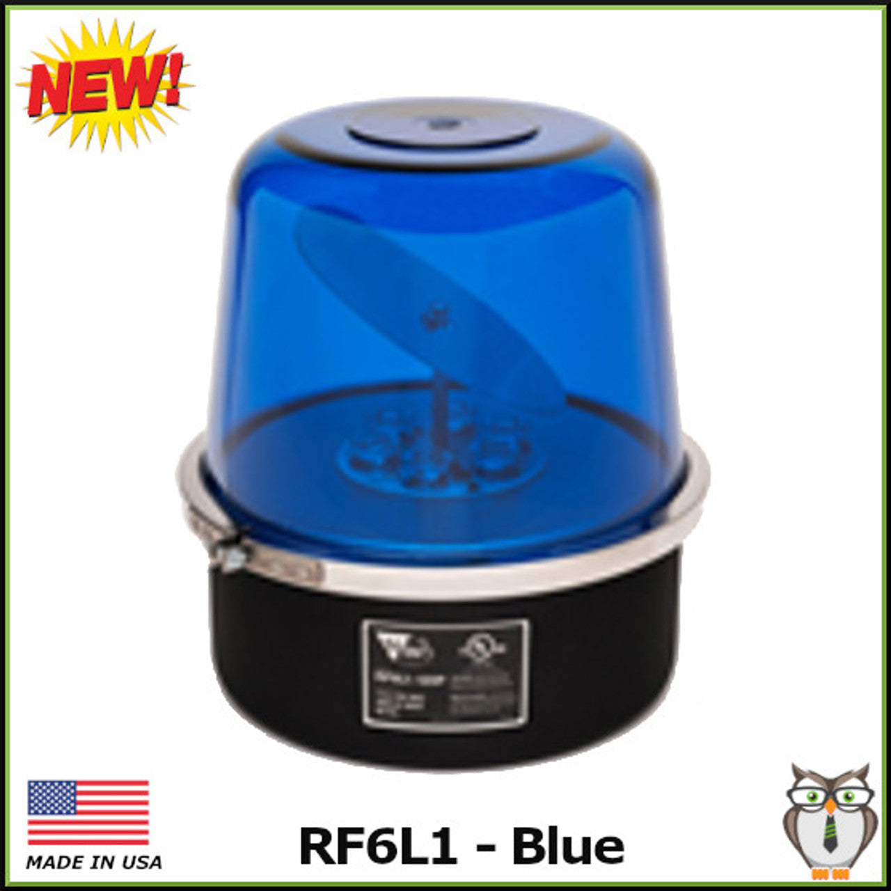 TriLite RF6L1 LED AC Rotating Beacon Light