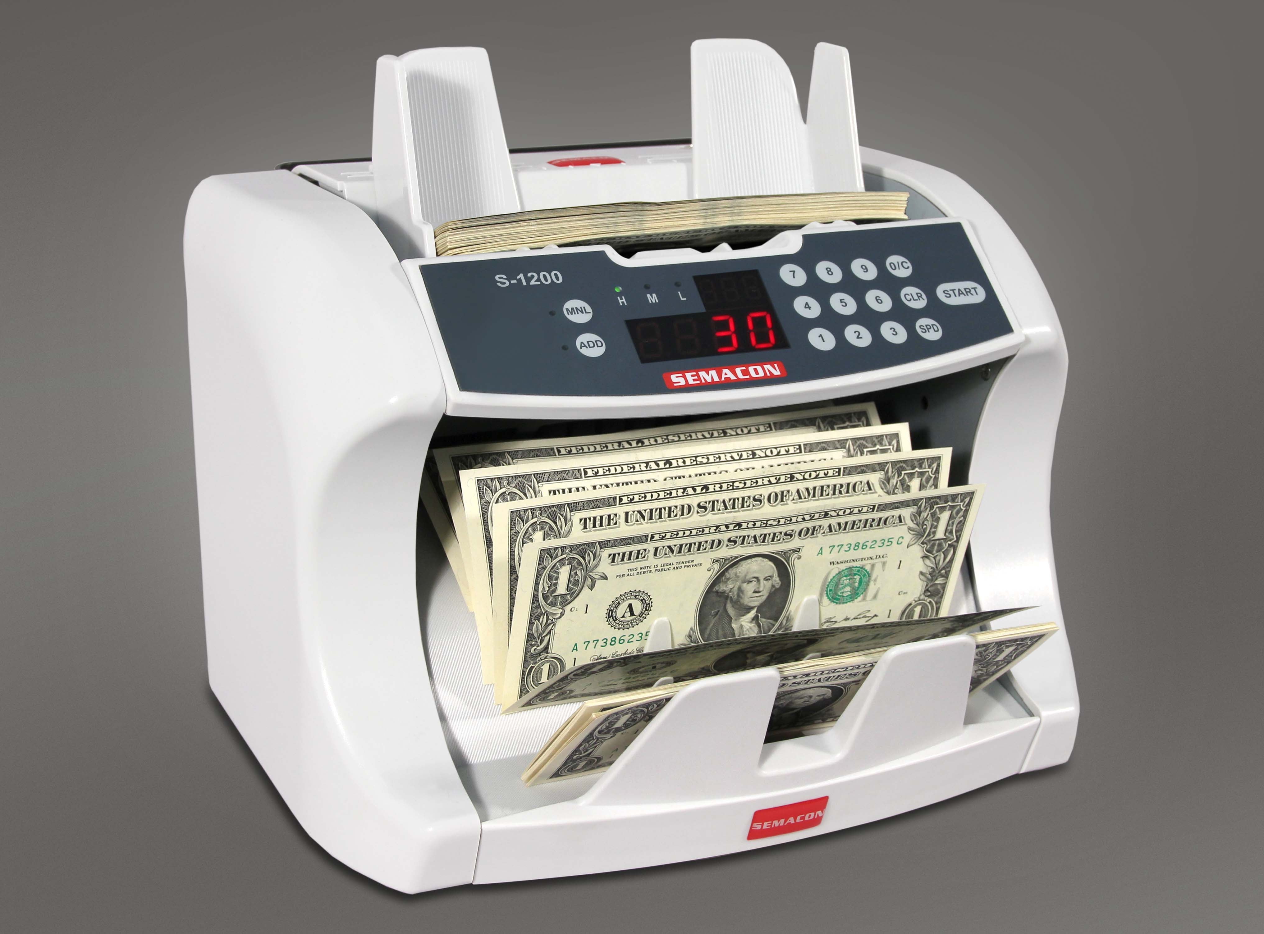 Semacon S-1615 (US) Currency Counter with Memory & UV Counterfeit Detection (S1615) – Premium Bank-Grade Security