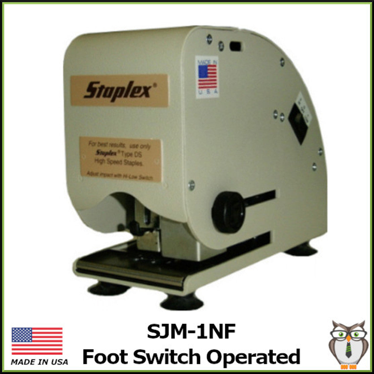 Staplex ® SJM-1NF Foot Switch Operated Little Giant Automatic Electric Stapler