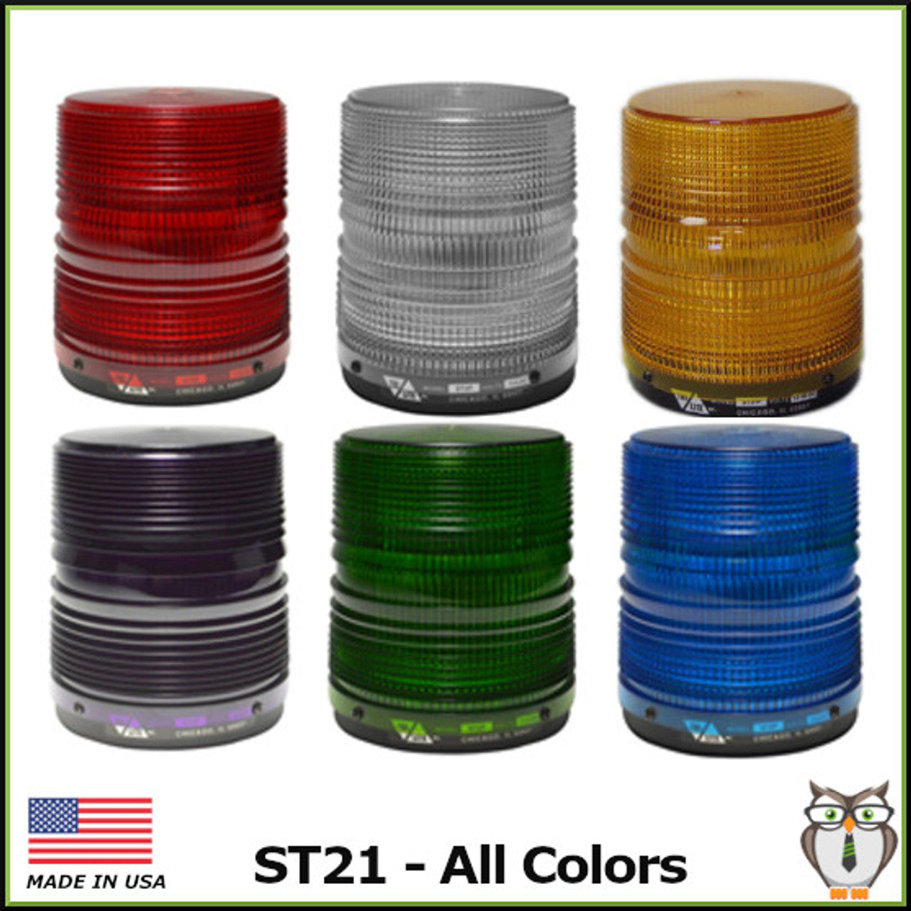 TriLite ST21 DC Strobe Warning Light