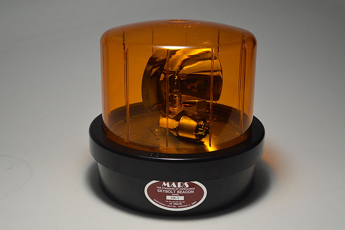 TriLite SW1-12BP SkyBolt DC Rotating Beacon Light - Black Base