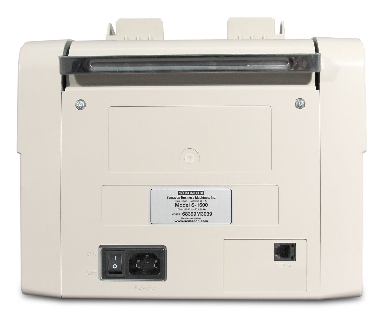 Semacon - S-1600 Belize Premium Currency Counter with UV + MG Detection