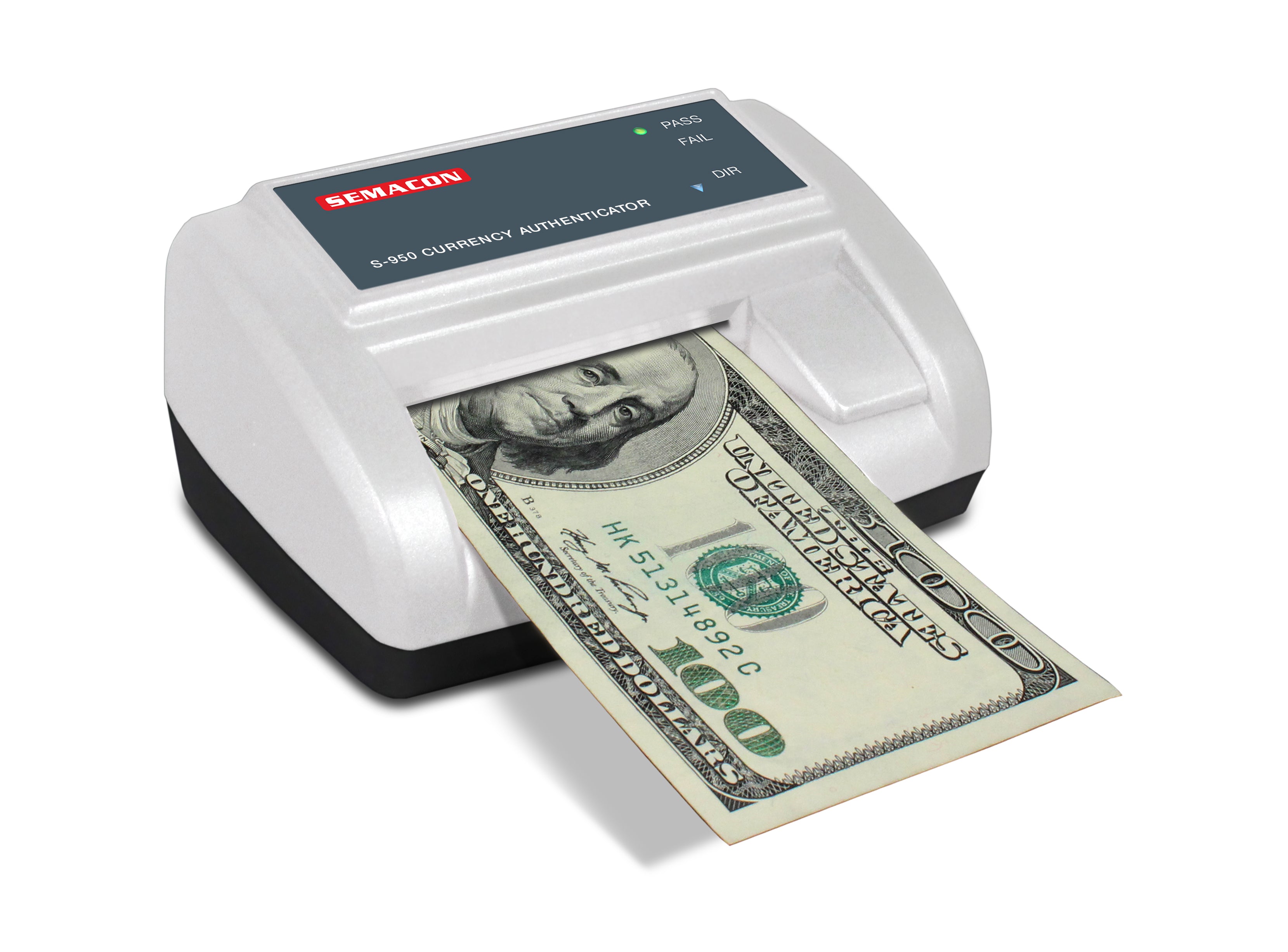 Semacon S-950 Electric Automatic Currency Authenticator & Counterfeit Detector – Compact Point-of-Sale Authentication