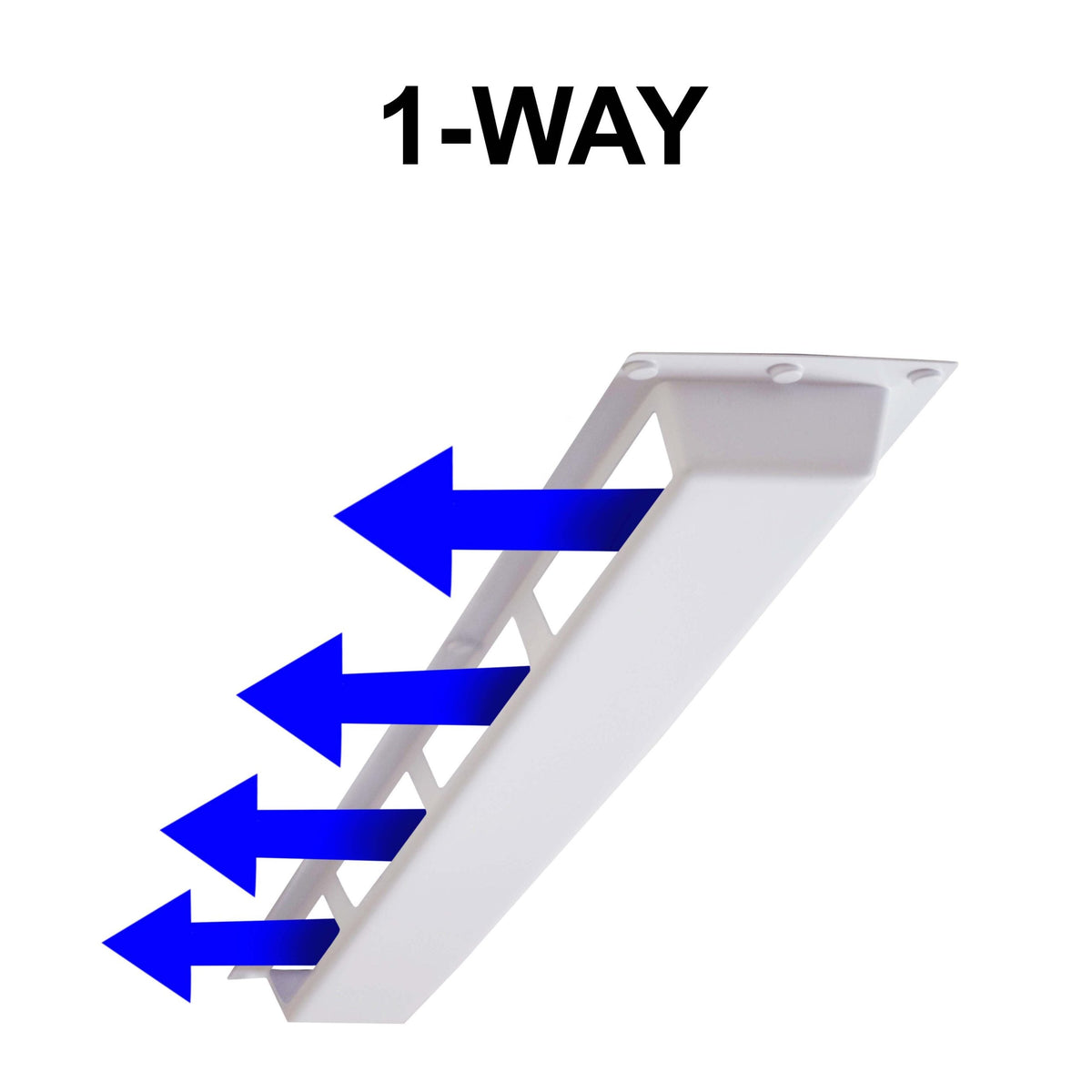 Elima-Draft 1-Way 4-Foot Linear Air Deflector / Diffuser Cover