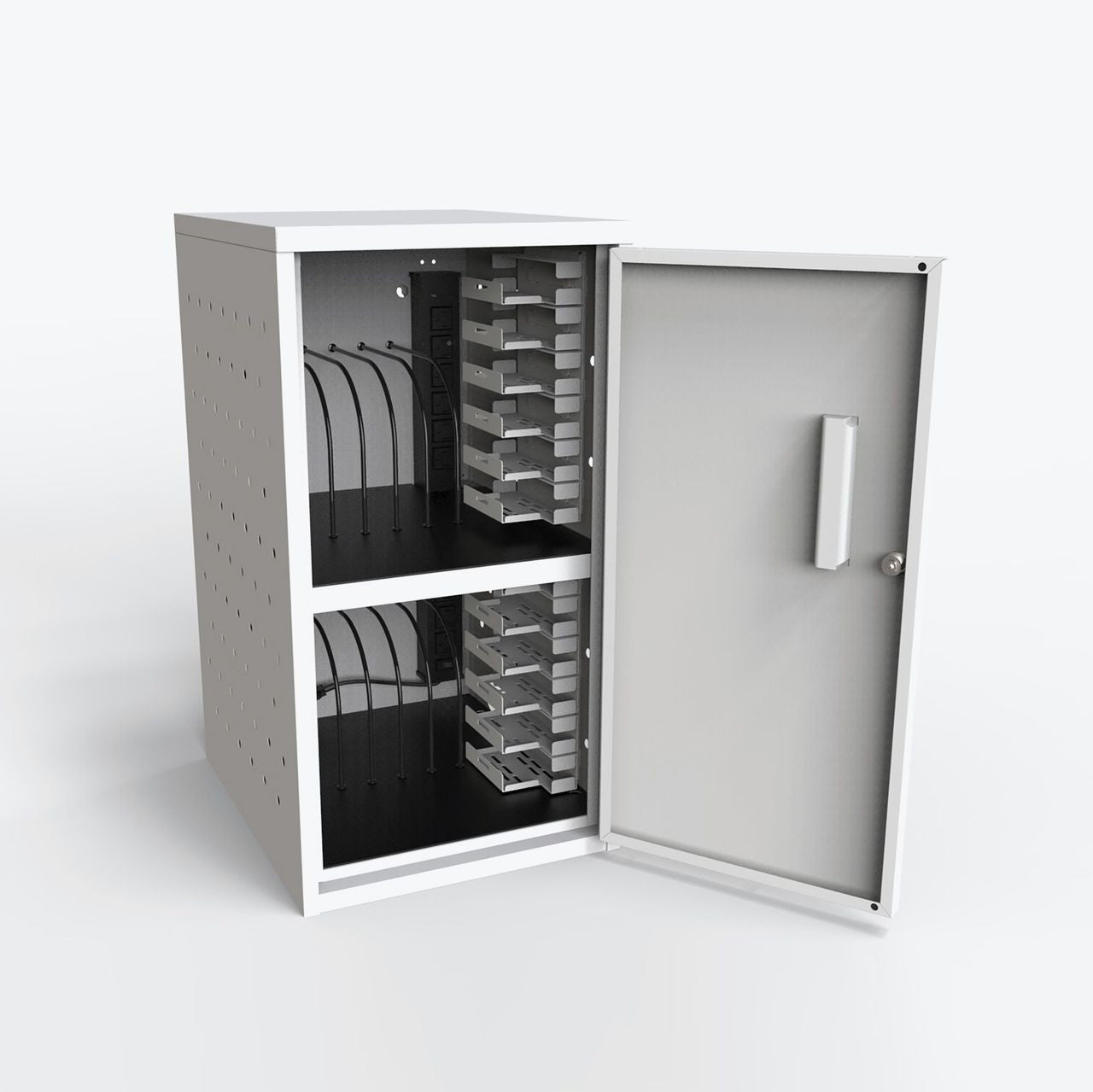 Luxor 12-Tablet / Chromebook Vertical Wall / Desk Charging Box