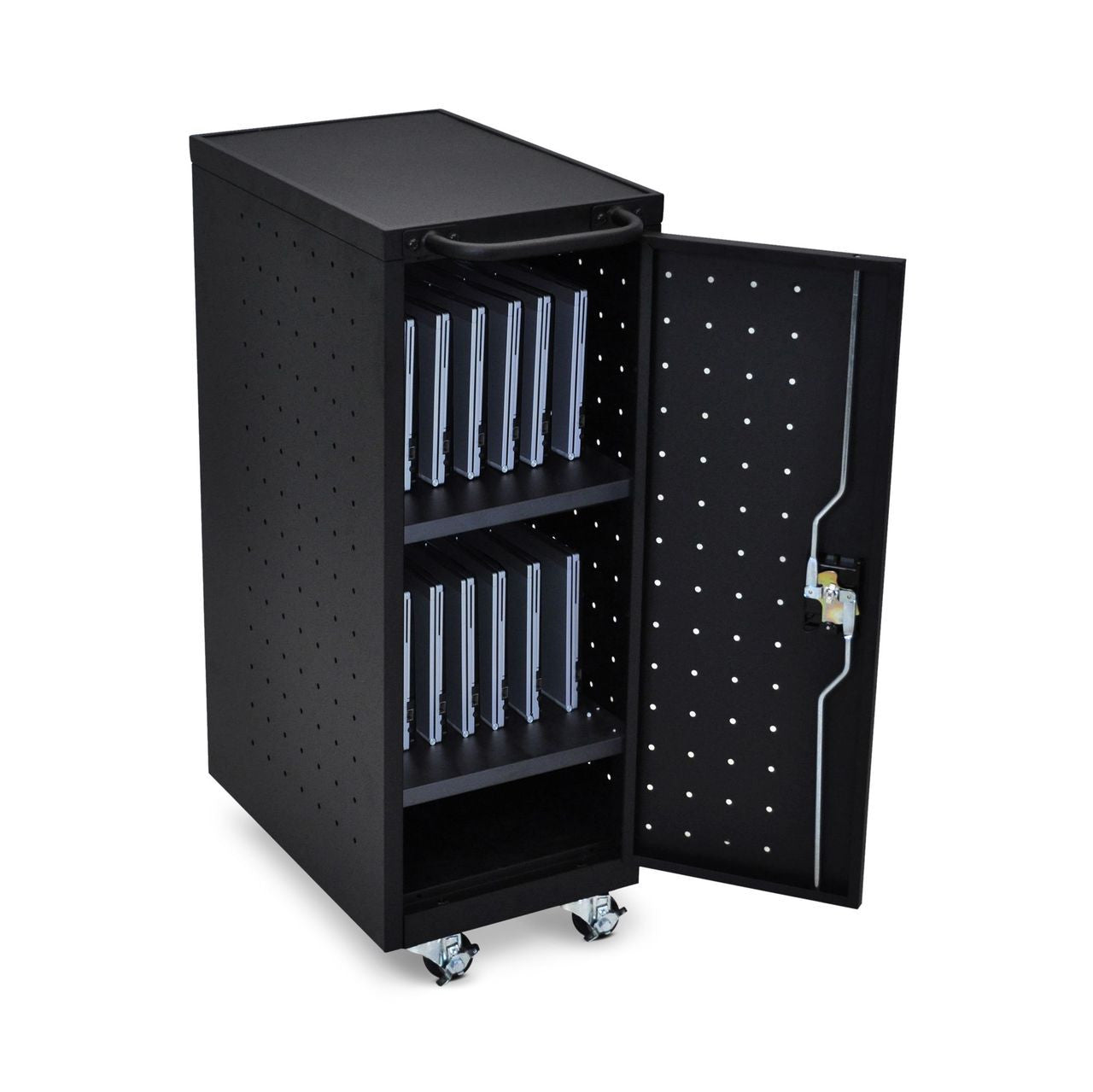 Luxor 12-Laptop / Chromebook Compact Charging Cart